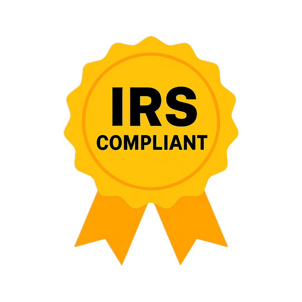 IRS Compliant Badge